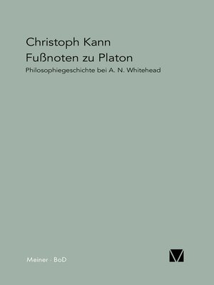 cover image of Fußnoten zu Platon